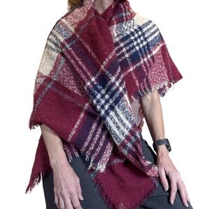 QUAGGA Plaid Blanket Scarf / Wrap